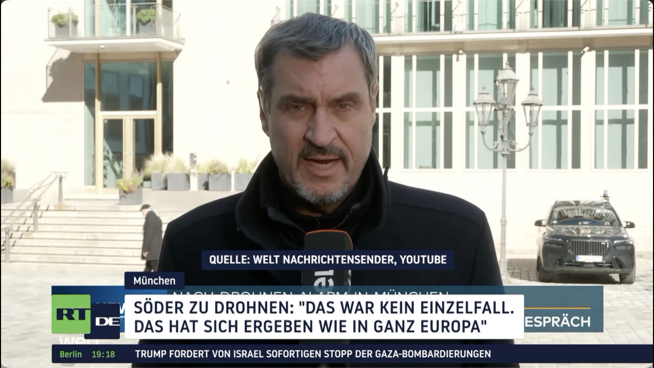 Drohnenalarm in München: Flughafen zeitweise lahmgelegt – Söder beschuldigt Moskau