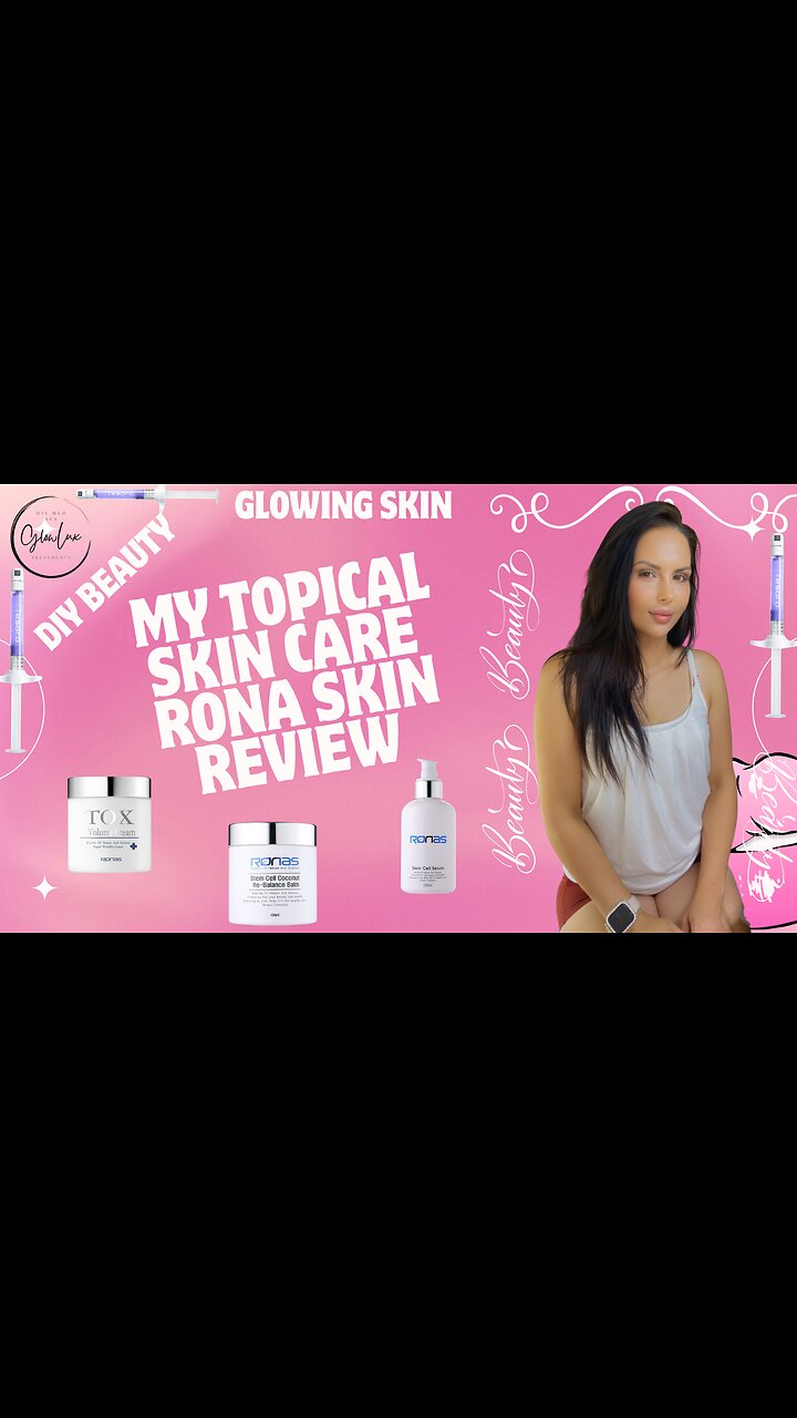 LETS TALK RONAS & TRENT TOPICAL SKIN CARE REVIEW