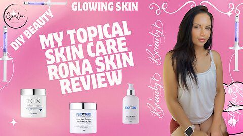 LETS TALK RONAS & TRENT TOPICAL SKIN CARE REVIEW