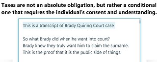 LandMark Decision - taxes are not mandatory, but rather depend on the individual's consent