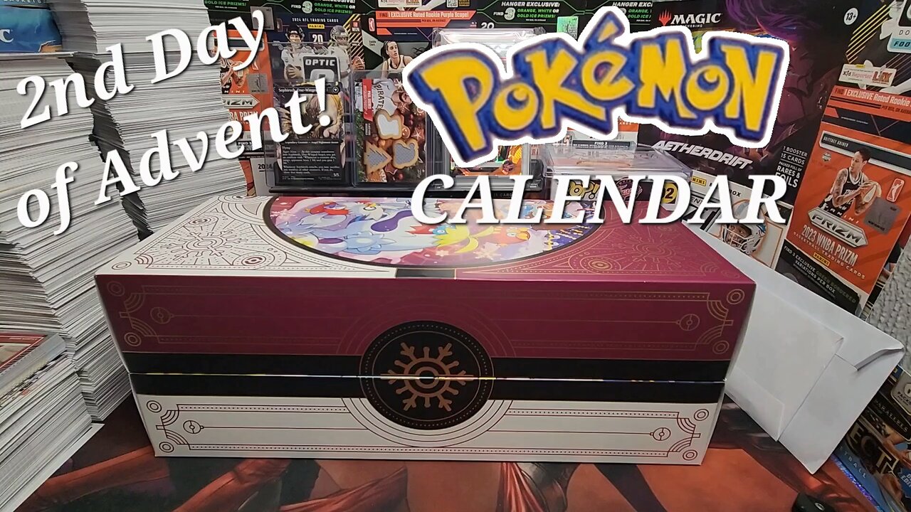 2nd Day of Advent, Pokémon Calendar and our first Pack!
