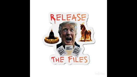 Release The Files Grim Reaper Horror Magnet And Sticker/Trump Meme
