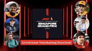 Formula 1 Singapore Grand Prix 2025 Livestream Watchalong Reaction