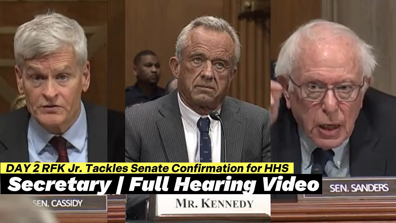 Day 2 RFK Jr. Faces Senate Questions in HHS Secretary Confirmation | Full Hearing Video