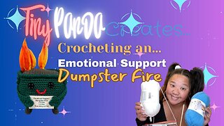 TinyPandaface Crochets | Emotional Support Dumpster Fire