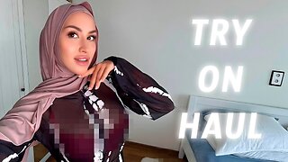 [4K] Semi Sheer Dress Try-On Haul |