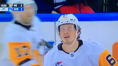 Penguins RW #67 Rickard Rakell 🥅(25)🏒Wrist-Shot Goal