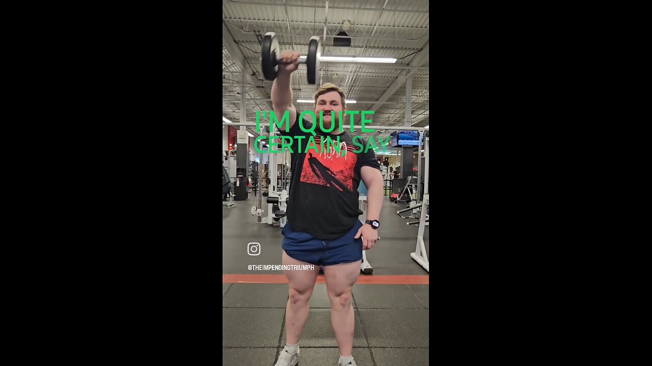 25lbs Front Delt Raises (Super-Lite) [Right Side] | #fitness #shorts #shoulders💪