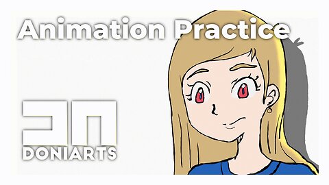 Blender Grease Pencil Blink Animation Practice