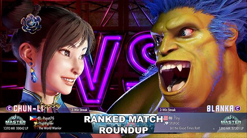 Kuya Kalbo SF6 Ranked Roundup. Chun Li Master Rank [Hori Fight Stick]