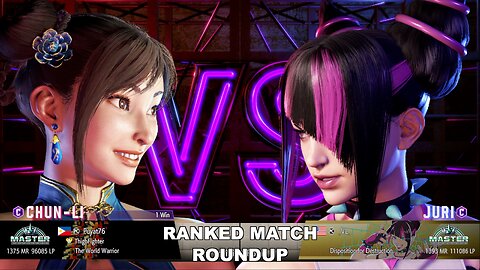Kuya Kalbo SF6 Ranked Roundup. Chun Li Master Rank [Hori Fight Stick]