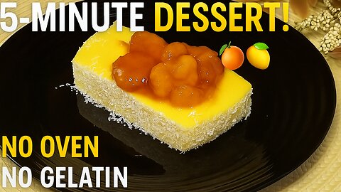5-Minute No-Bake Dessert 🍊🍌 | Milk, Orange & Banana Magic | Taste of Pakistan TV