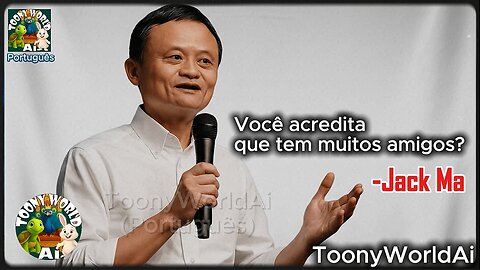 A Verdade Sobre Amizade e Sucesso | Jack Ma | Motivação Profunda em Português | ToonyWorldAi