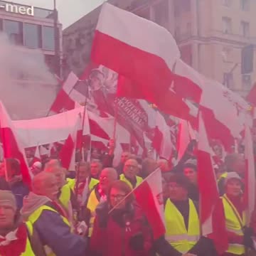 Mazurek Dąbrowskiego 🇵🇱 na Rondzie Dmowskiego❗