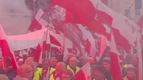 Mazurek Dąbrowskiego 🇵🇱 na Rondzie Dmowskiego❗