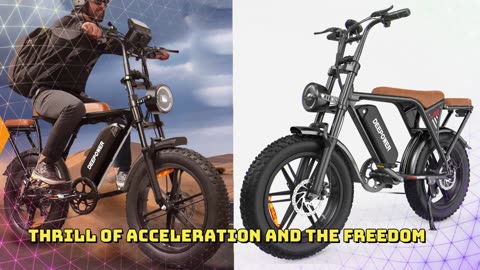 DEEPOWER V8 Electric Bike 1000W 48V 20Ah Battery 20" Fat Tire Adult Electric Bike