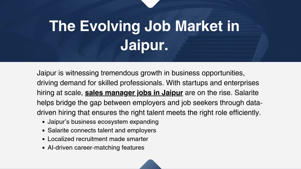 How Salarite Helping Professionals Find the Best Sales Manager Jobs in Jaipur?