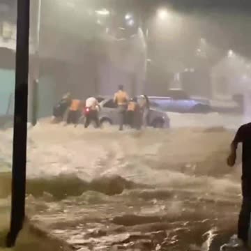 Severe flooding caused by extreme rainfall in Barinitas, Barinas State, Venezuela 🇻🇪
