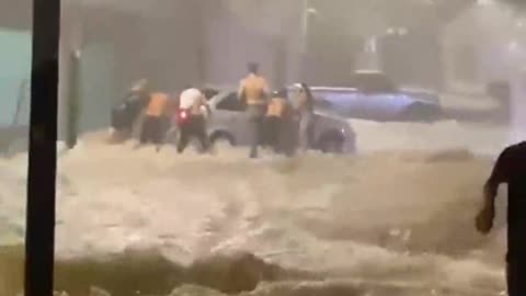 Severe flooding caused by extreme rainfall in Barinitas, Barinas State, Venezuela 🇻🇪