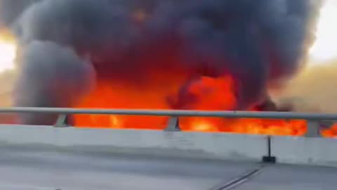 Several structures on fire at Motel 9 University/Downtown in Austin, Texas.