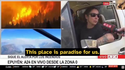 Argentine affected by the Patagonia fires: "They burned our paradise"