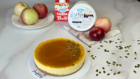 Тыквенный ЧИЗКЕЙК с КАРАМЕЛЬЮ🥧Рецепт
