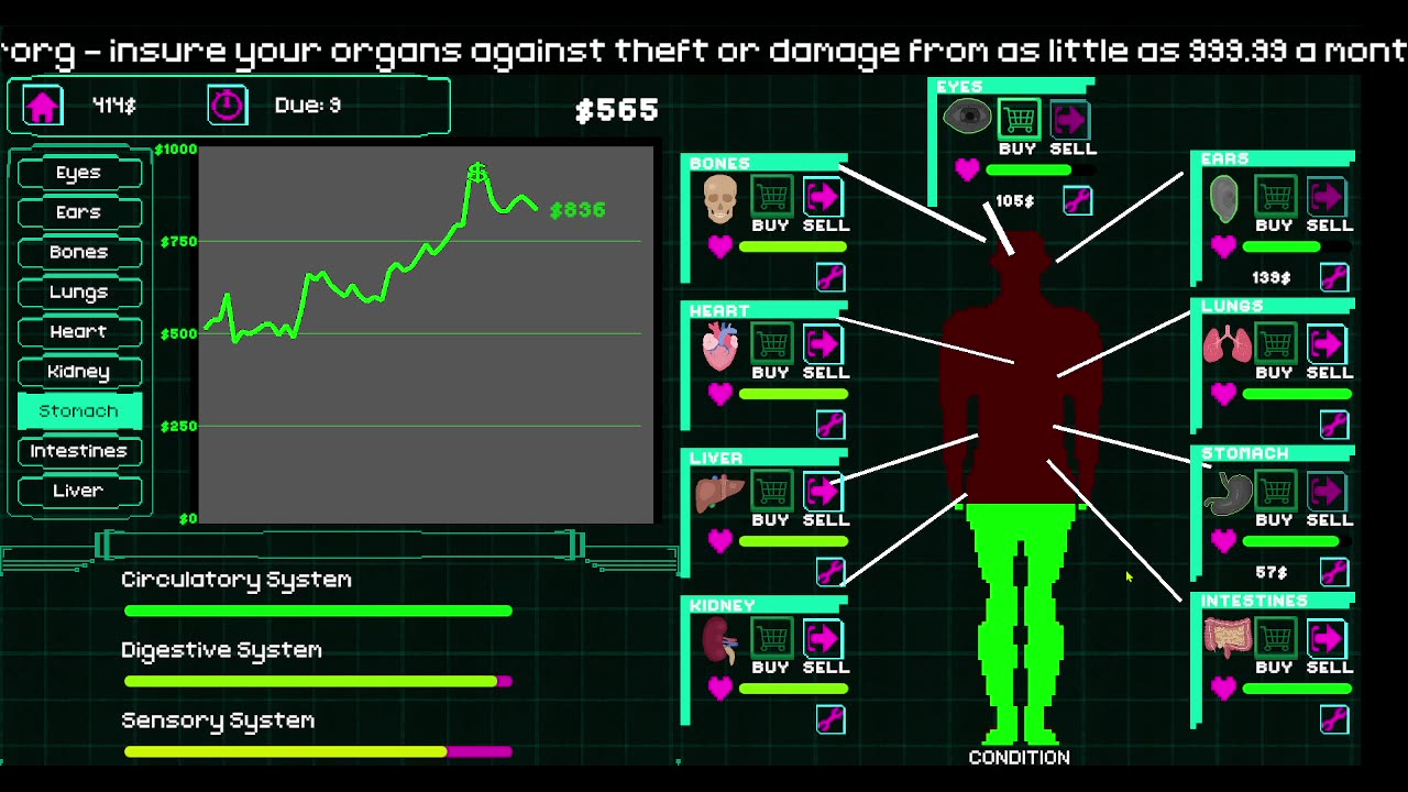 Body Of Worth| Stock market for Body parts