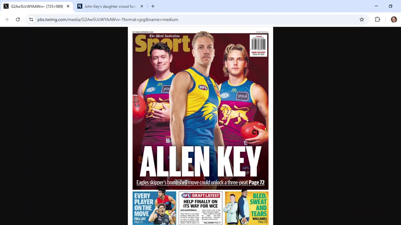 West Australian back cover and former NZ PM's daughter's doco are keys to The Matrix