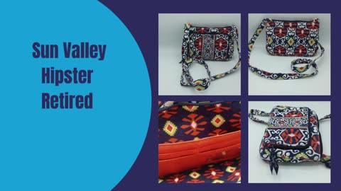 Vera Bradley Sun Valley Cross Body Hipster Retired