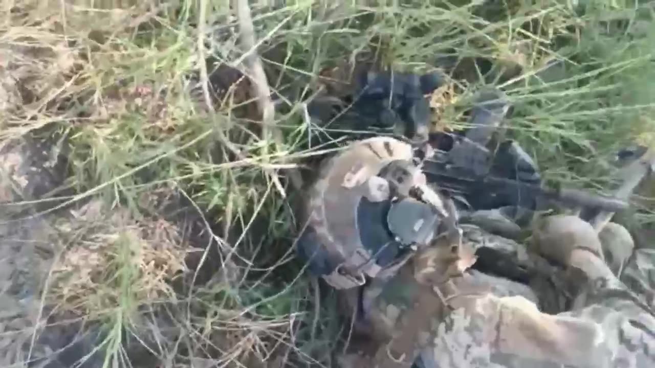 The idiot is lying down and resting