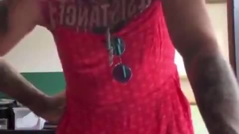 Kyle, also known as the “Antifa General” apparently likes dresses.