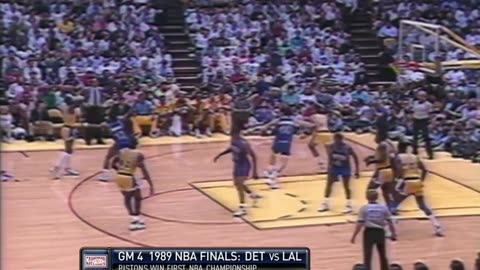 "Pistons vs Lakers" 4° GAME FINALS'89 (13/06/1989)