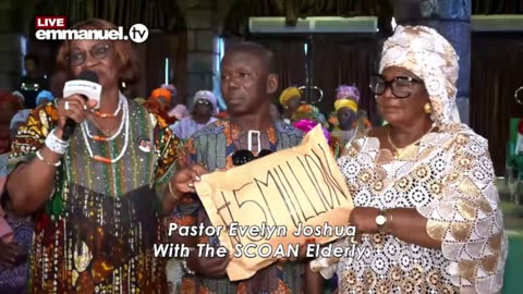 Pastor Evelyn Joshua With SCOAN Elderly