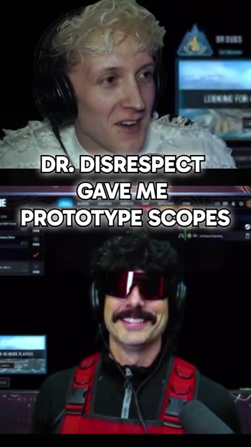 Dr. Disrespect gave me his Prototype Scopes