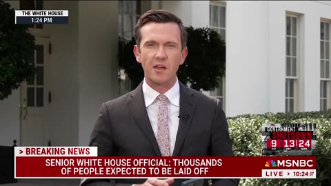 Trump about to layoff thousand of people because of Schumer Shutdown