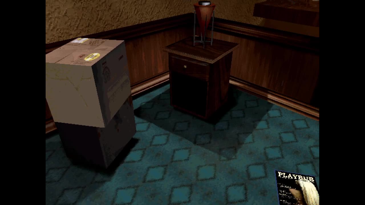 Pandora Directive, ep. 2, into the apartment.