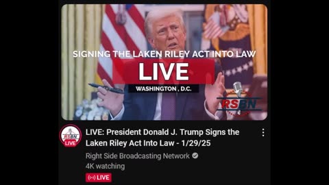 LIVE REPLAY: President Donald J. Trump Signs the Laken Riley Act Into Law