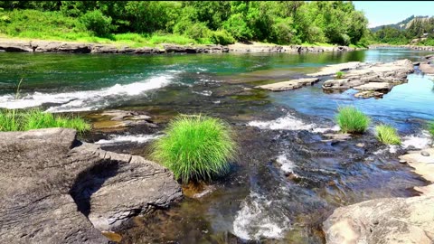 River Flow Meditation Music | Relaxing Water Sounds for Sleep, Stress Relief & Deep Relaxation