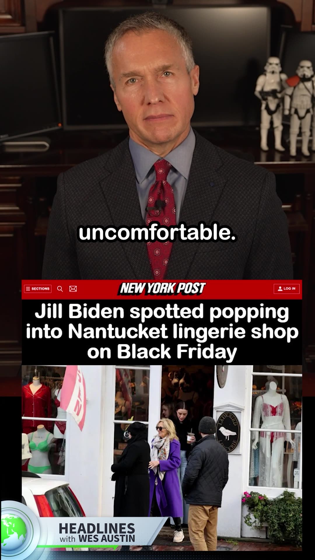 Jill Biden Spotted in Nantucket Lingerie Shop on Black Friday