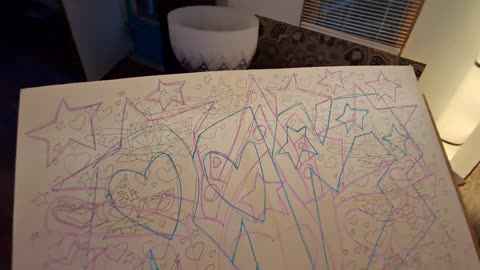 MORE DONE ON NU RAM RAM MANTRA DRAWING - RAMMM RAMMM RAMMM...
