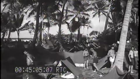 LANDING OF SUPPLIES... - LANDING OF SUPPLIES CAMP CONSTRUCTION, AIRFIELD, MARSHALL IS - 428-npc-1478