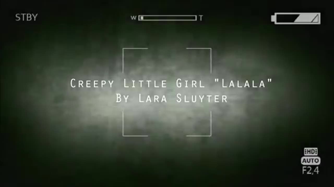 SCARY Little Girl Singing *LALALA*