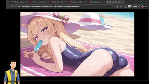 Little Beach Nobeta (Windows) ver. 3 game by Elle-C X