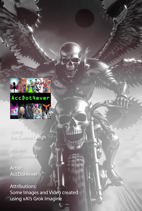 Outtakes of a Sawblade Motorbike Angel ('I'm Gonna Laugh' short mv)