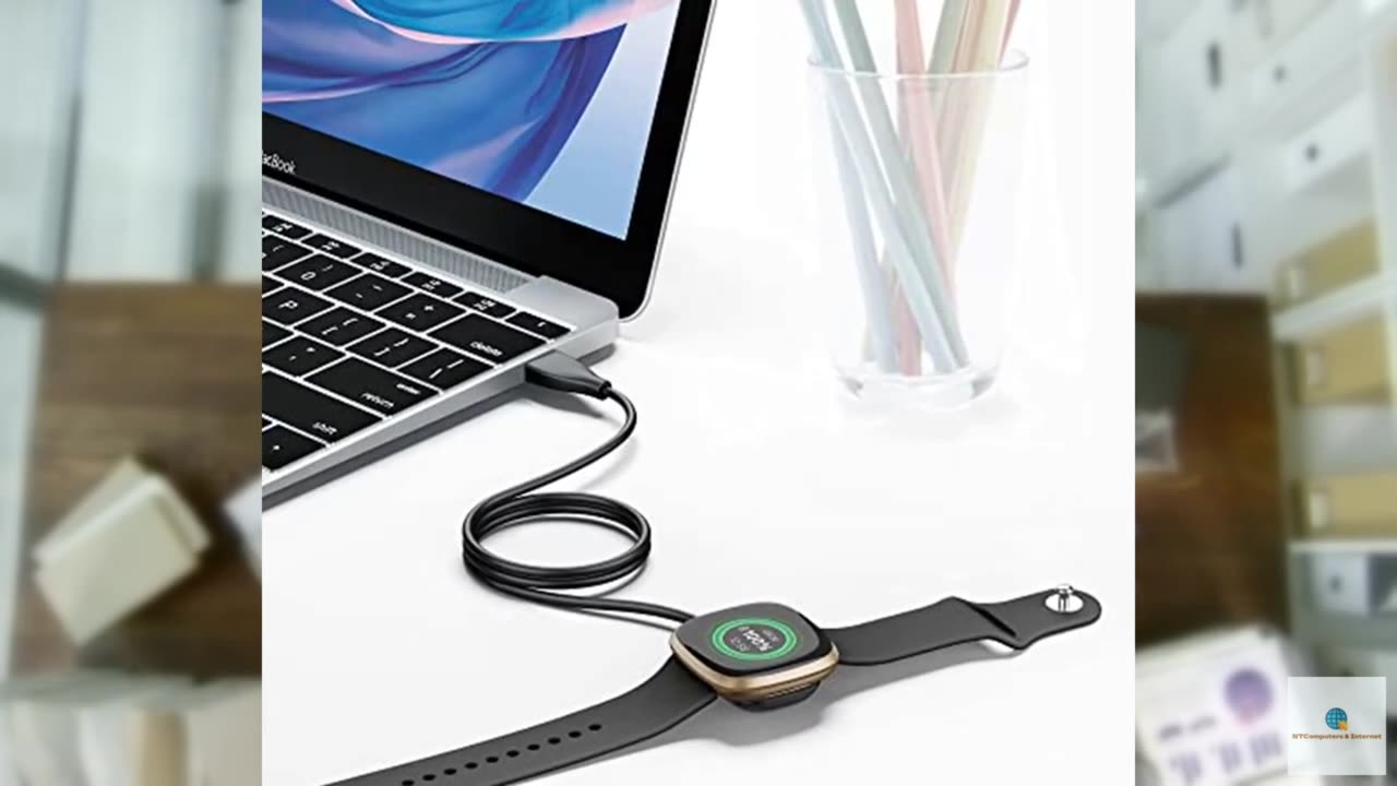 Charger Cable for Fitbit Versa 4/ Versa 3/ Fitbit Sense 2/ Sense Fitness Tracker