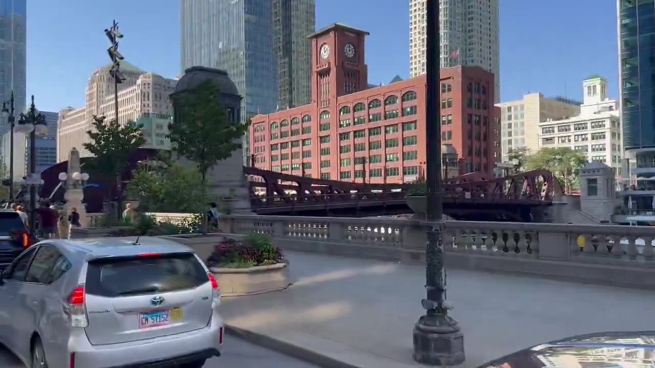 MASSIVE groups of armed Border Patrol agents have just arrived in Downtown Chicago