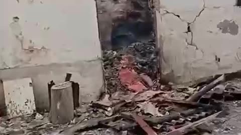 Kostiantynivka. Today. The enemy continues to burn the city.