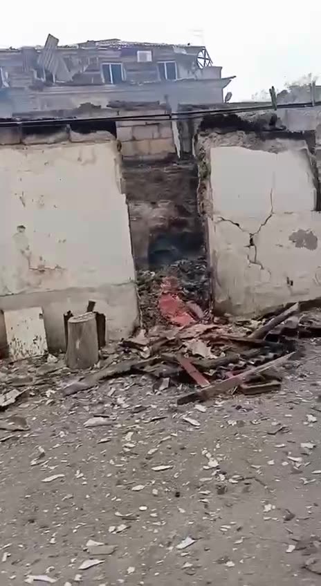 Kostiantynivka. Today. The enemy continues to burn the city.