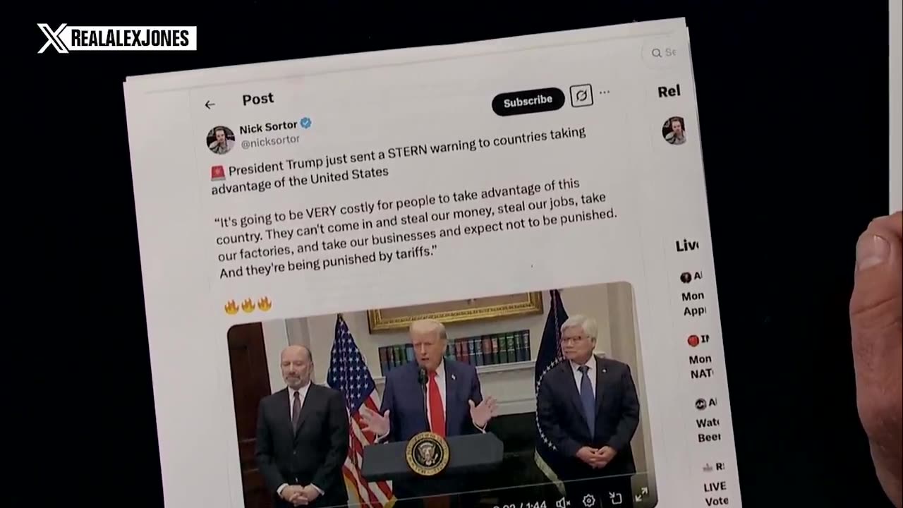 Watch Trump Issue A Stern Warning To The Leaders Of The World