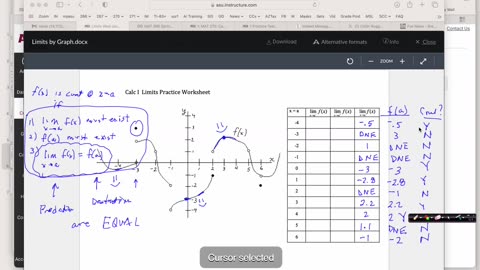 MAT 270 Fri Jan 31: More Limits, Continuity Intro